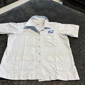 EUC UNISEX USPS Button-down shirt